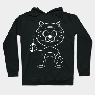 Dangerous cat Hoodie